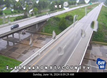 Camp Douglas: I-43 at Mason St/County V