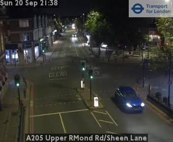 London: A205 Upper RMond Rd/Sheen Lane