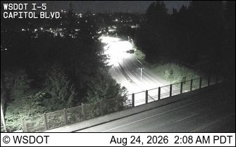 Olympia: I-5 at MP 104.8: Capitol Blvd