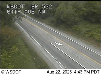 Florence: SR 532 at MP 6.4: 64th Ave NW