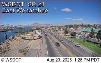 Wenatchee: SR 28B at MP 3.02: 9th Street NE