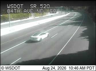 Clyde Hill: SR 520 at MP 4.6: 84th Ave NE, EB