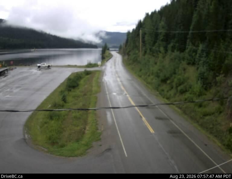 Wells › West: Hwy 26, near - about 78 km east of Quesnel, looking west