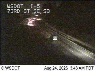 Everett: I-5 at MP 190.3: 73rd St SE, SB