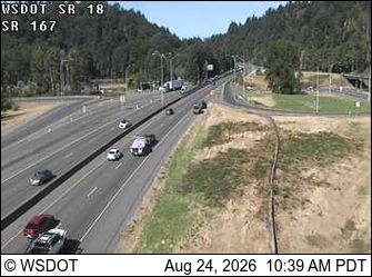 Auburn: SR 18 at MP 2.8: SR 167 Interchange