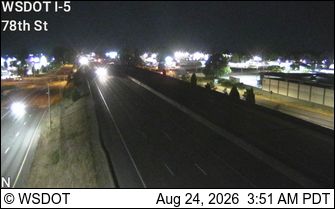 Battle Ground: I-5 at MP 4.2: 78th St