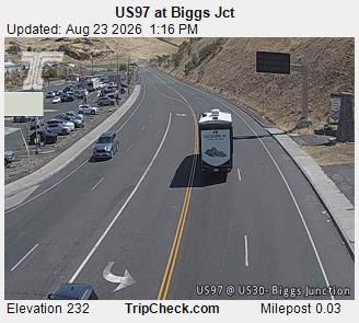 Wasco: US97 at Biggs Jct