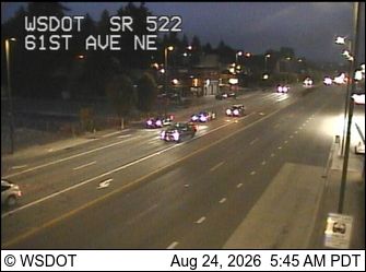 Kenmore: SR 522 at MP 6.6: 61st Ave NE